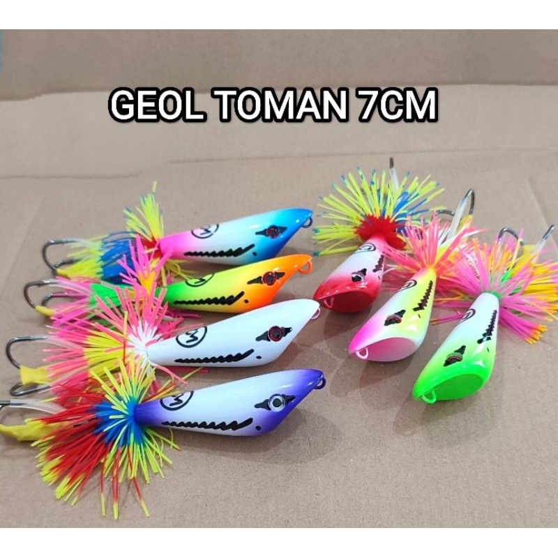 GEOL RATTLE 7CM DM LURE. umpan casting toman. wtd. lure casting