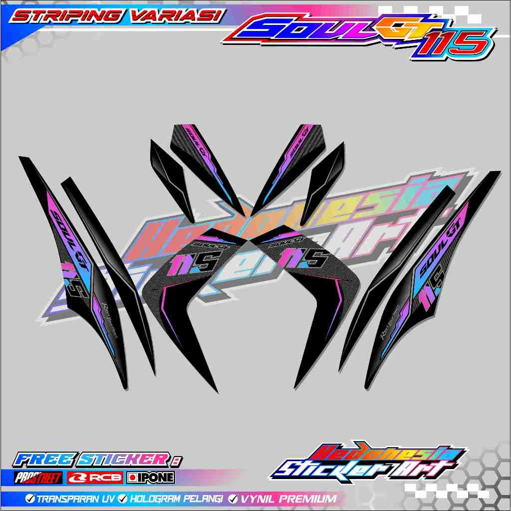 STRIPING VARIASI YAMAHA MIO SOUL GT 115 / STIKER LIST MOTOR YAMAHA MIO SOUL GT 115