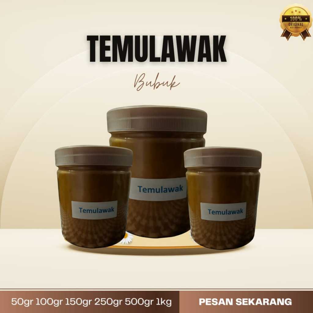 

BUBUK TEMULAWAK MURNI 100%