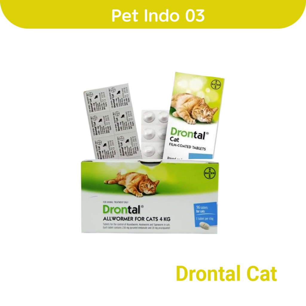 Obat Cacing Drontal Cat 1 Tablet