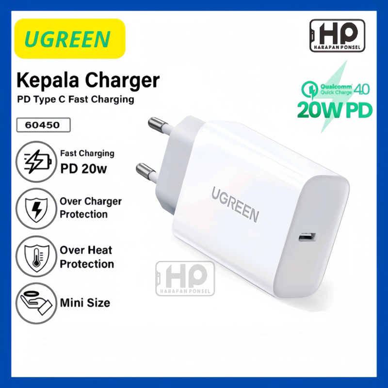adaptor UGREEN 20 w android/iphone
