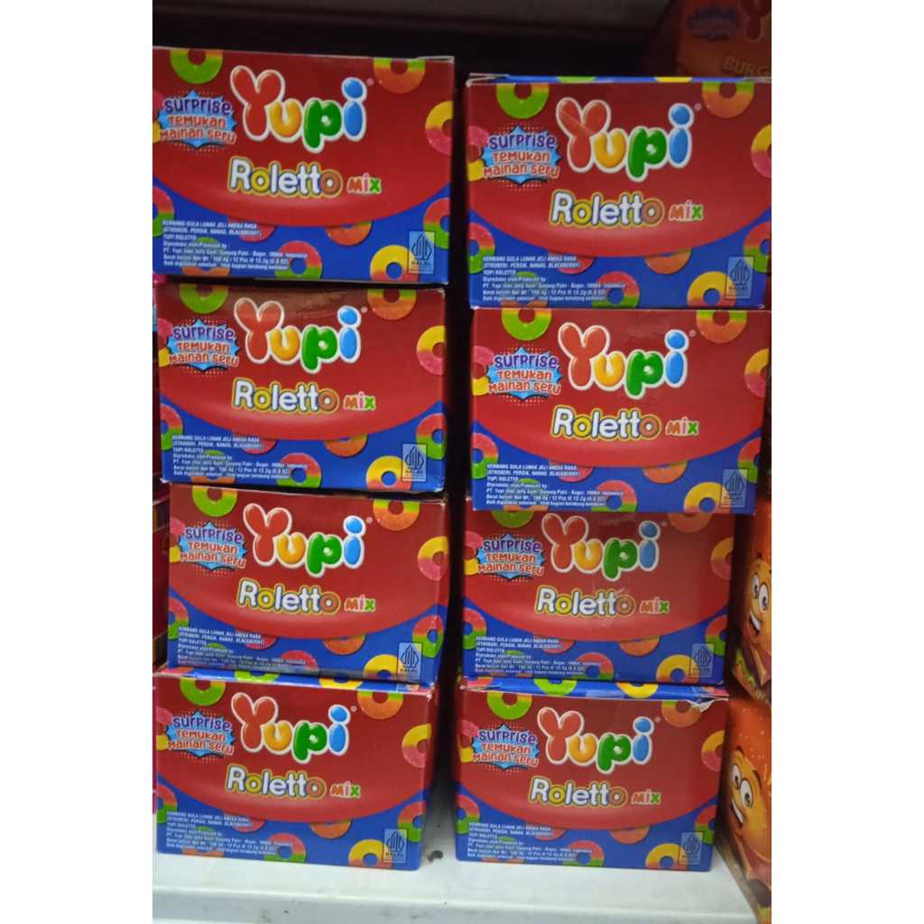 

YUPI ROLLETO 12 sachet per box