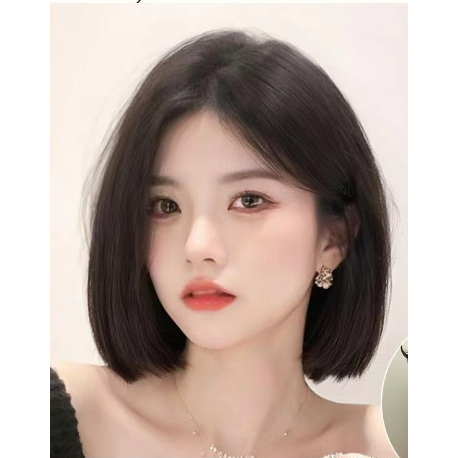 Rambut Wig - Wig Wanita Model Rambut Lurus Pendek