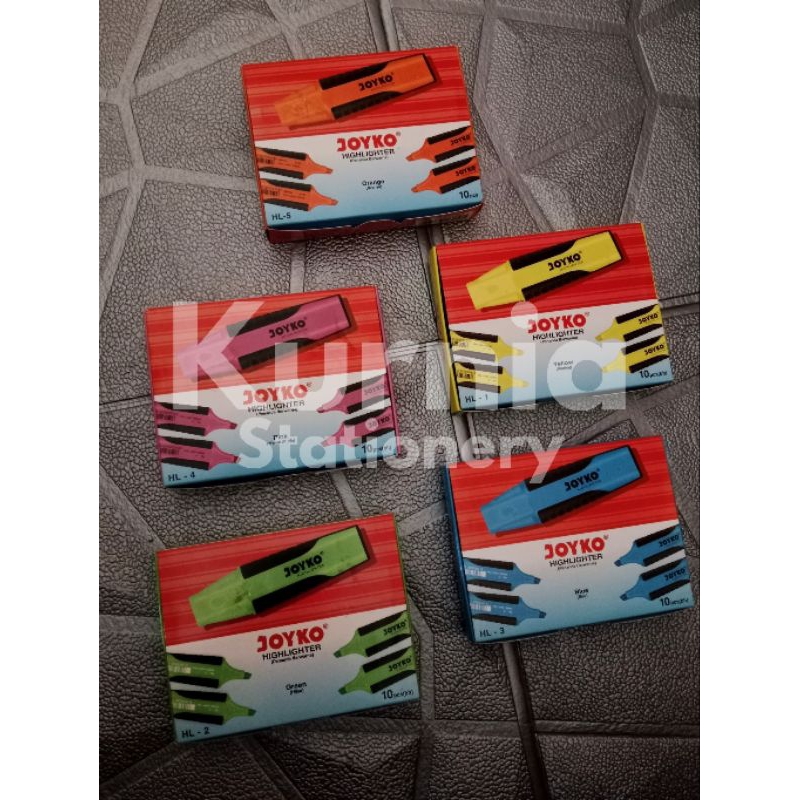 

ECERAN (1PCS) Highlighter Joyko / Stabilo Joyko Penanda Berwarna