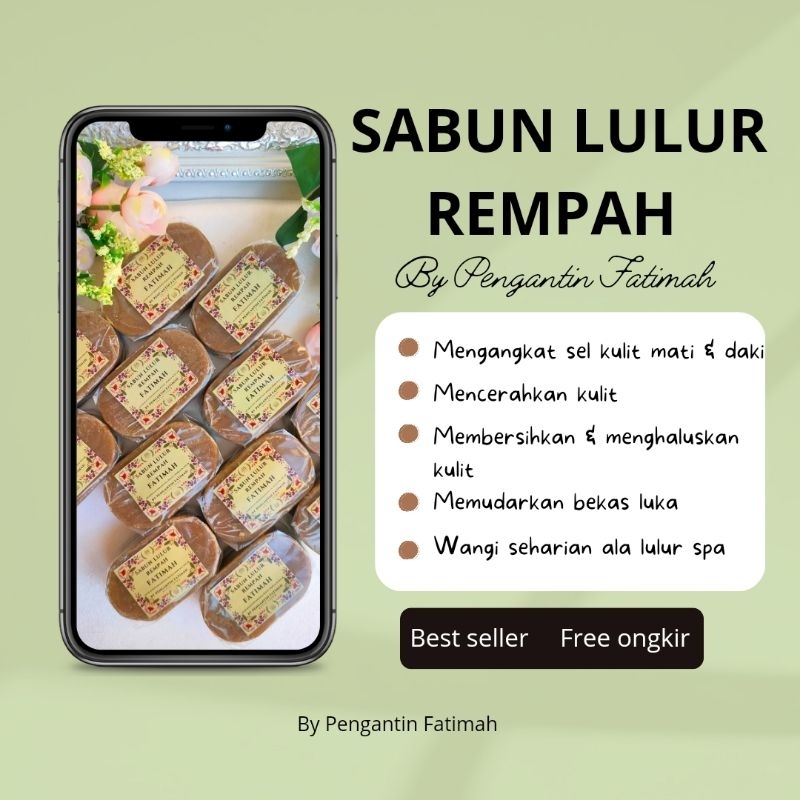 Sabun Lulur Rempah Aroma Jasmine (by Pengantin Fatimah)