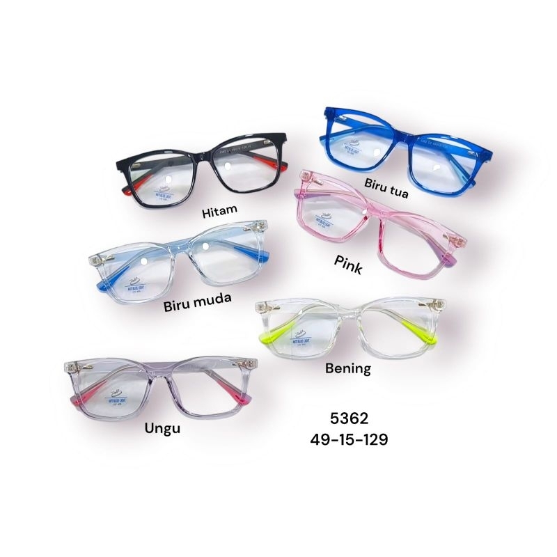 KACAMATA  ANAK/ REMAJA / DEWASA MUKA KECIL WANITA MODEL KOTAK CAT EYES