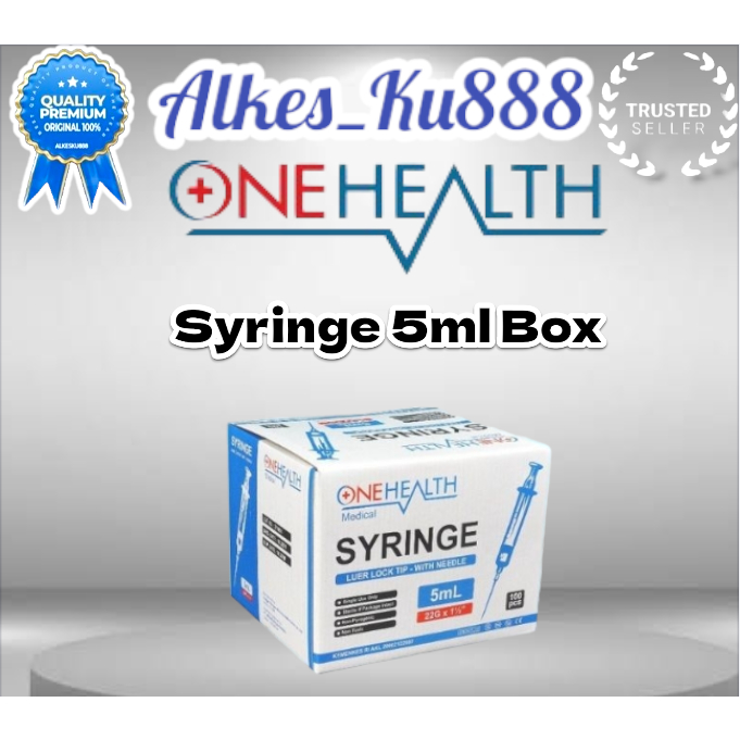 SYRINGE 5 ML ONEHEALTH 1 BOX