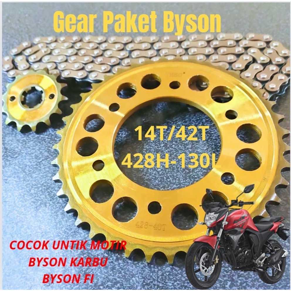 GEAR SET GIR GEAR PAKET BYSON KARBU BYSON F1 MOTOR TERMURAH