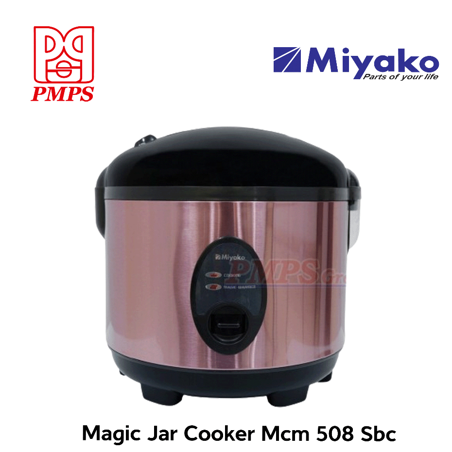 Miyako  RiceCooker Magicom Penanak dan Penghangat Nasi Mcm 508 Sbc 1.8Liter Anti lengket Panci Nanoa