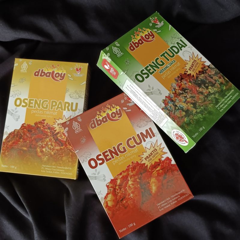 

PAKET HEMAT MIX (1 OSENG CUMI + 1 OSENG TUDAI + 1 OSENG PARU) DBALOY