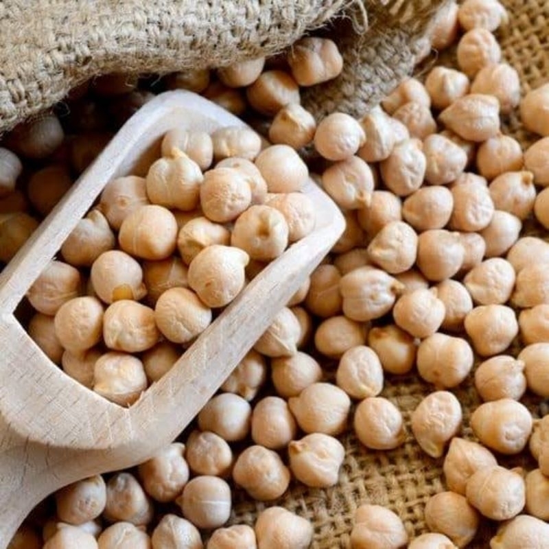 

Natural raw chickpea.white chole Only Small One kacang Arab mentah.Garbanzo 500g