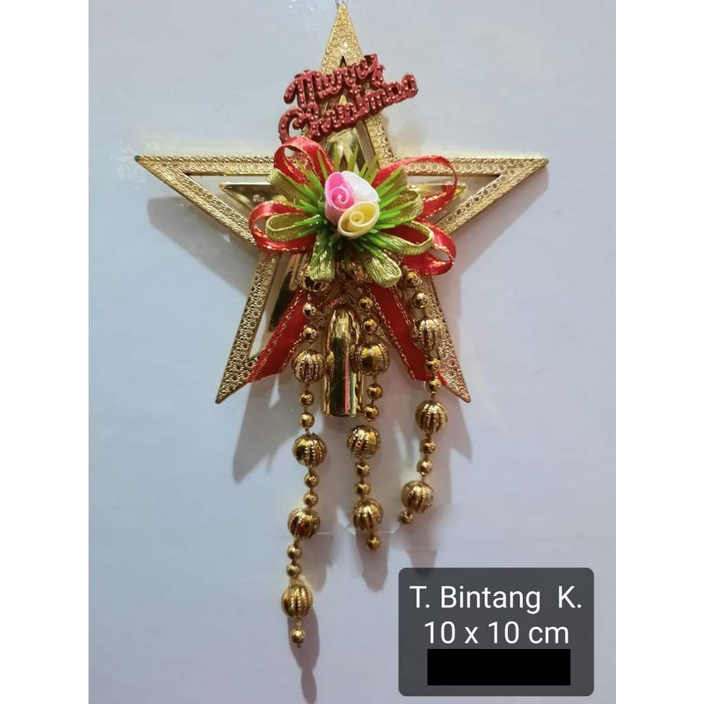 ORNAMENT NATAL MAINAN NATAL Bintang TIPIS Kecil Pohon Natal PDFD PMN SERIES