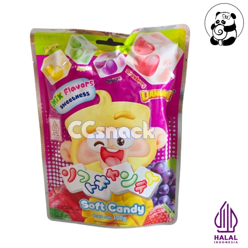 

LIANGGUI MIX FLAVORS SOFT CANDY 108 GR