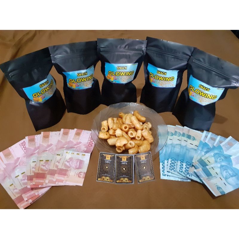 

snek glowing enak berhadiah uang tunay