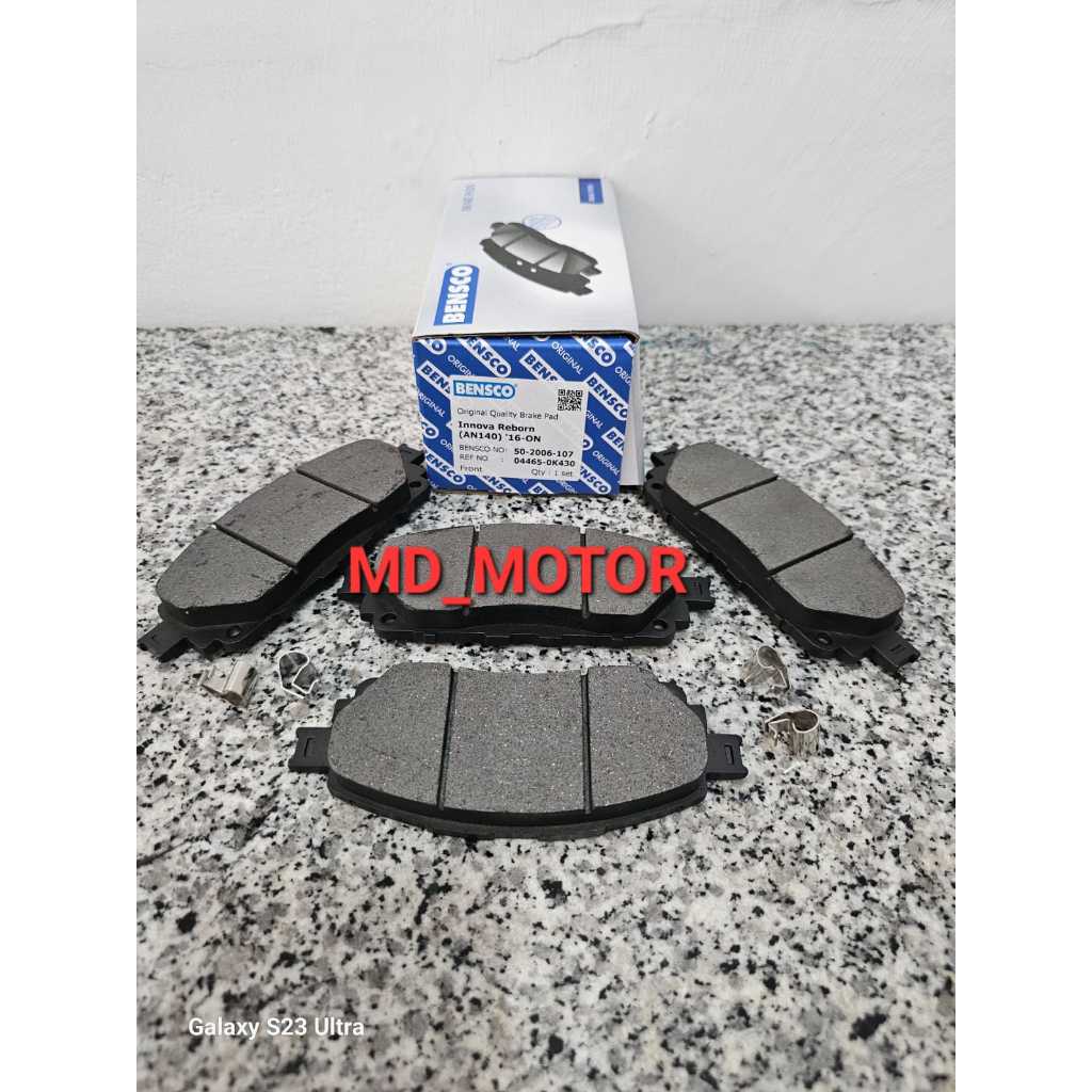 KAMPAS REM DEPAN INNOVA REBORN VENTURER HILUX VIGO BRAKE PAD DEPAN KANVAS REM INNOVA REBORN INNOVER 