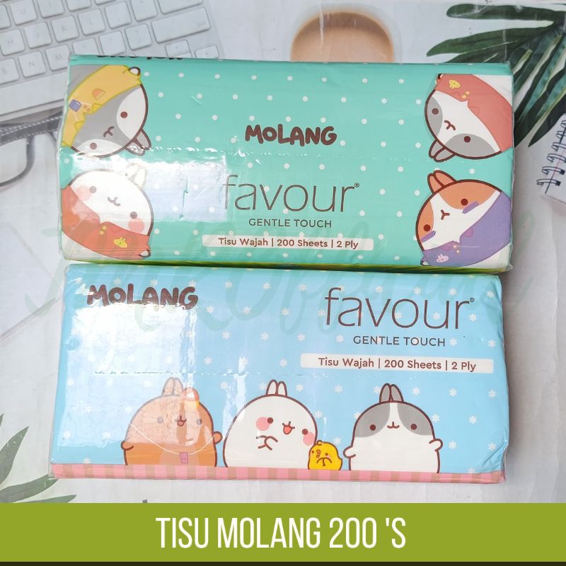 TISU MOLANG 200 sheets 2 play Tisu Wajah