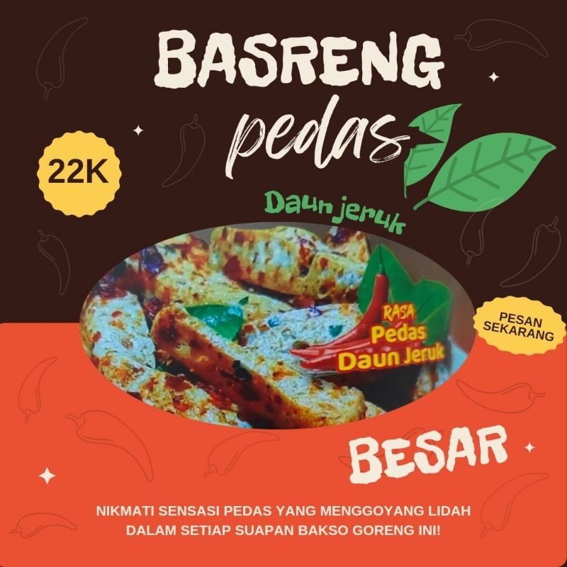 

Basreng Pedas Daun Jeruk(BESAR)