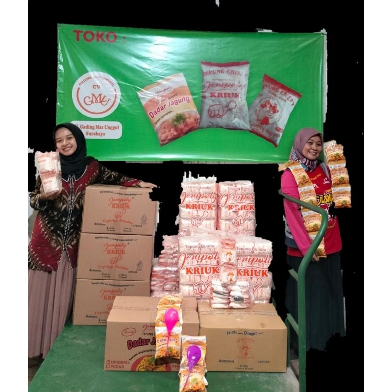 

TEPUNG KRIUK JEMPOLY ISI 10 PCS ( LEBIH HEMAT )