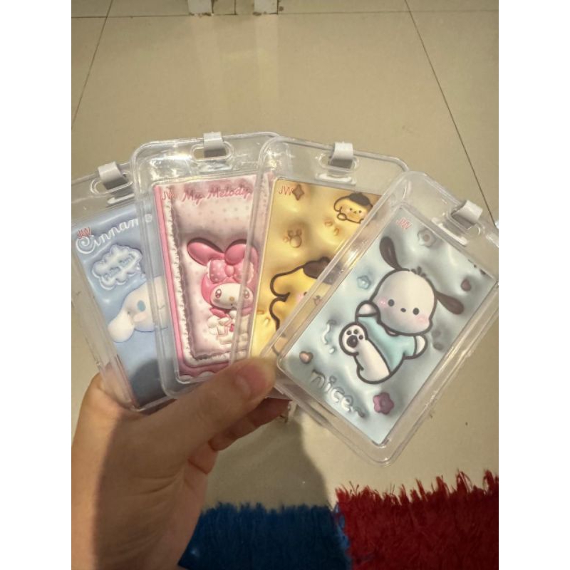 

ID Card Holder Name Tag Lanyard / Kalung Wadah Kartu Identitas Akrilik Real Cute Sanrio Maskot