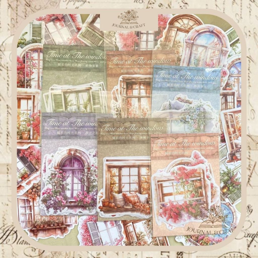 

Journalandcraft 10Pcs Stiker Gambar Jendela Murah Stiker Jendela Aesthetic Dekorasi Jurnaling Dekorasi Scrapbook Murah Warna Warni Stiker Jendela Aesthetic