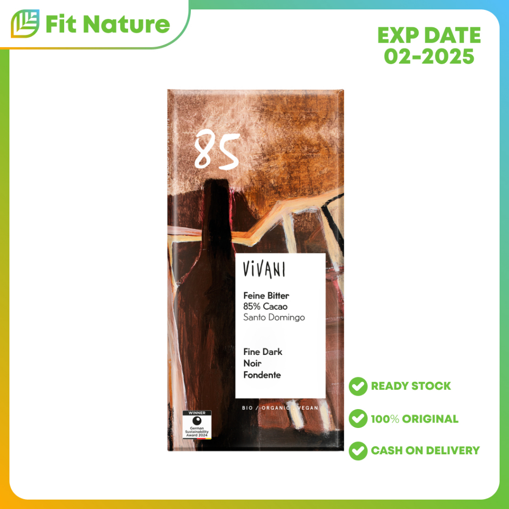 

Coklat Vivani Fine Dark Cocoa 85% 80 gr