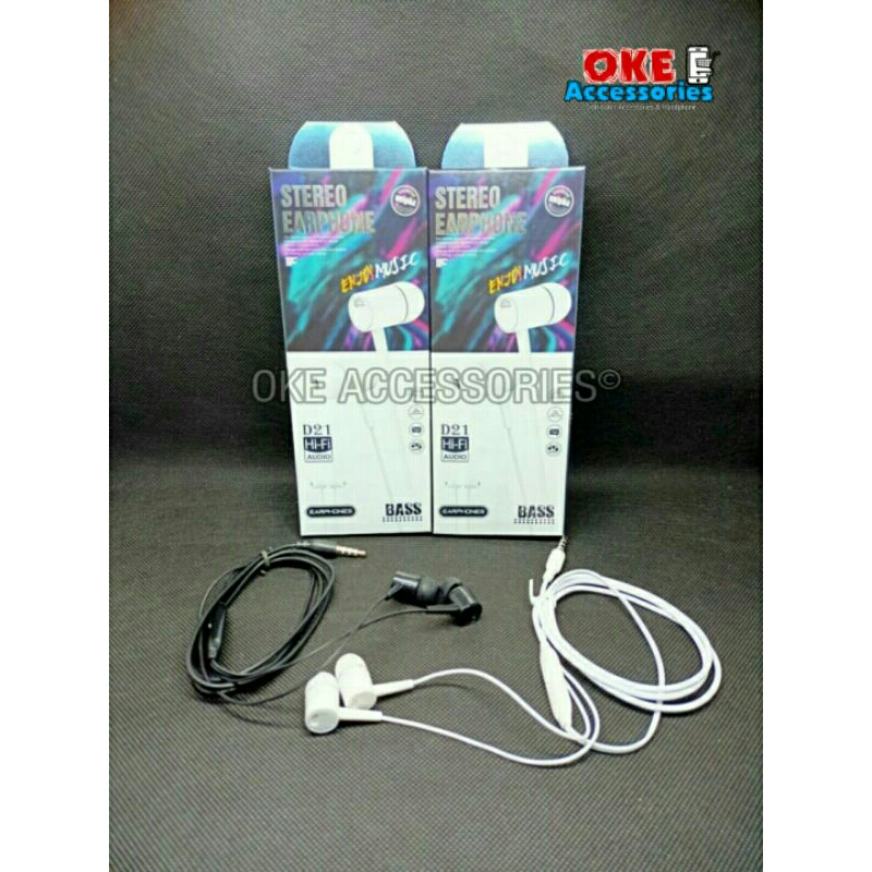 Headset/Handsfree/HF Stereo Bass D21