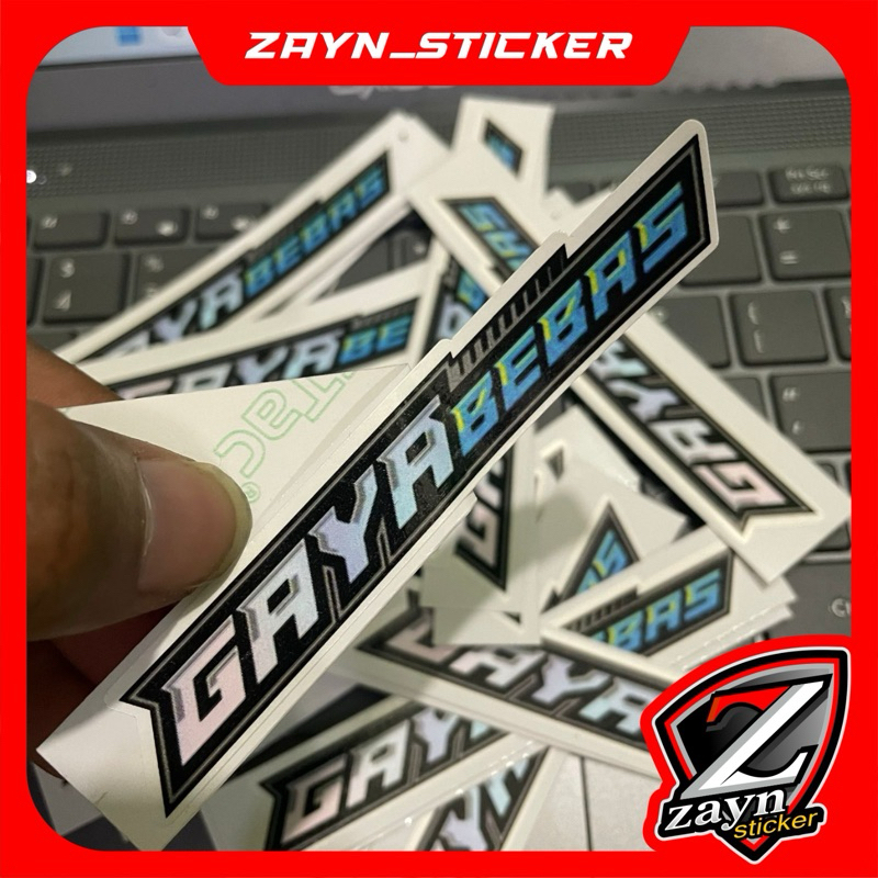 

sticker gaya bebas 019