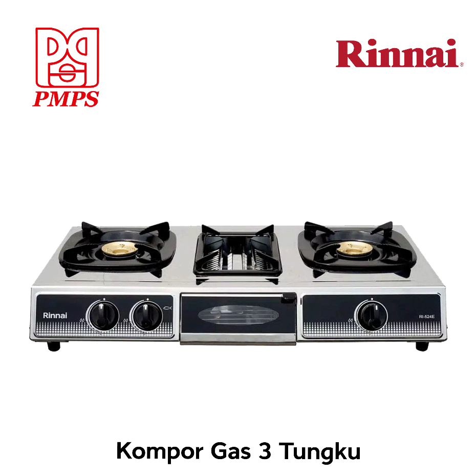 Rinnai  Ri 524E Kompor Gas 3 Tungku