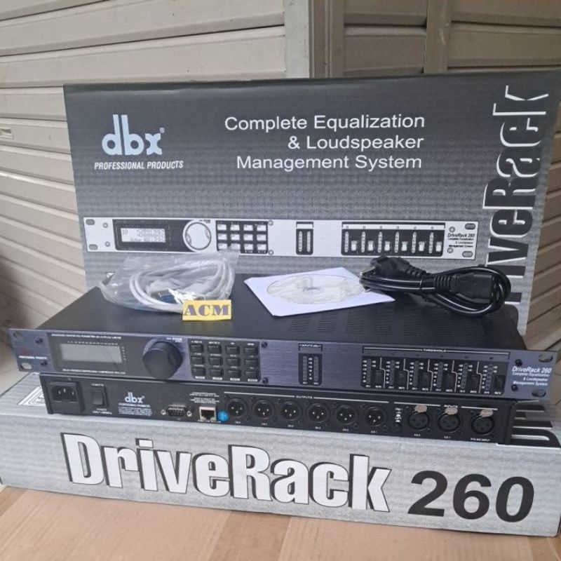 MANAGEMENT SPEAKER DBX 260 CROSSOVER DIGITAL AKTIF 3 INPUT 6 OUTPUT DLMS DBX260
