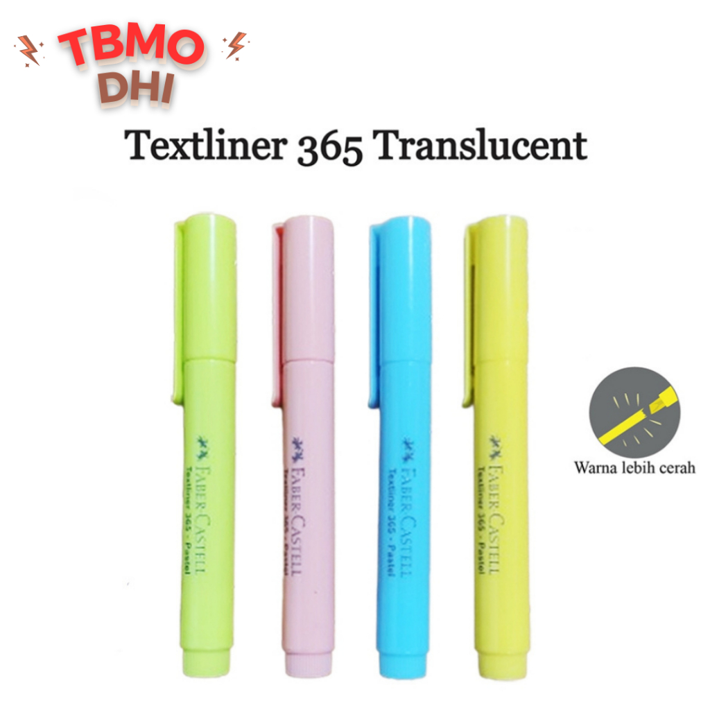 

Textliner Faber Castell 365 Pastel / Highlighter Pen Faber Castell