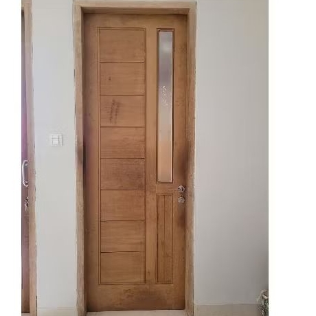 Pesanan 2 Daun pintu kayu kamper baru + finishing pintu & jendela lama
