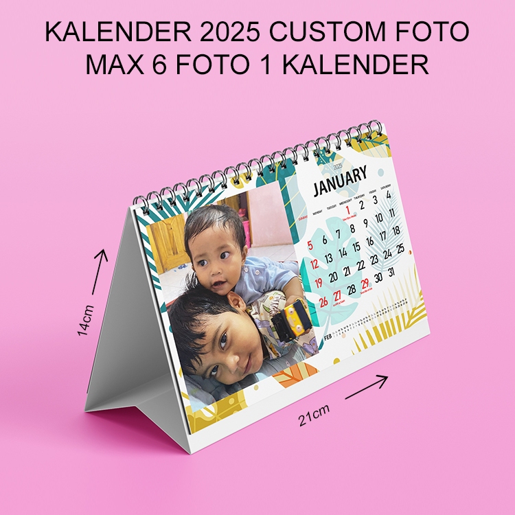 

Kalender Meja 2025 Custom (12 Foto/Desain) Lengkap Dengan Libur Naional #KMDP01