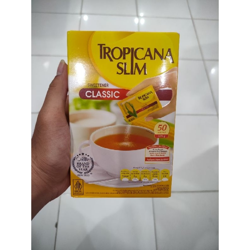 

tropicana slim sweetener classic 50 sachet