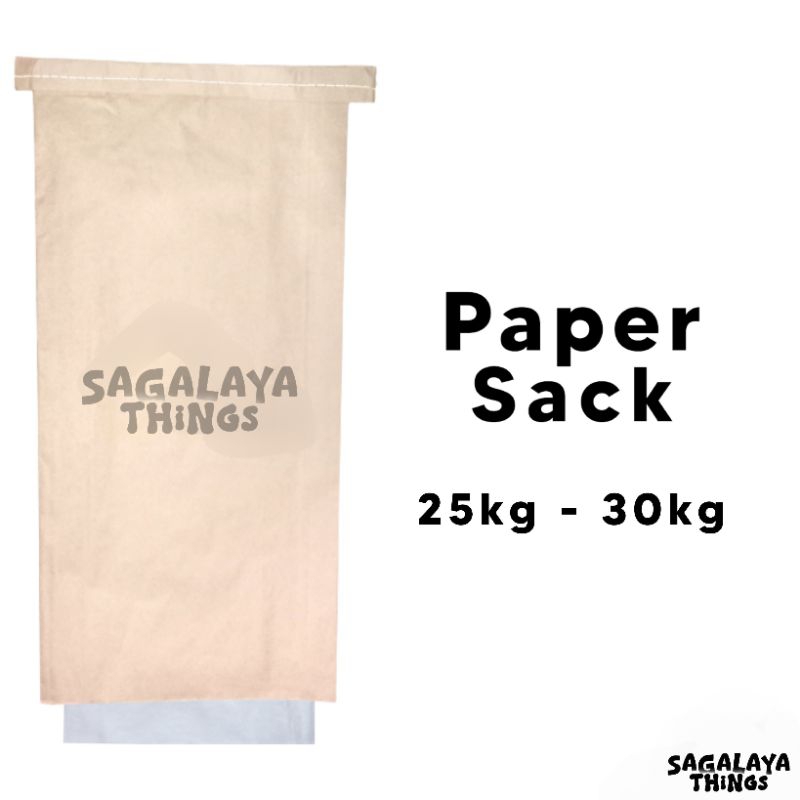 PAPER SACK/ PAPER BAG/ KERTAS SAK/ KERTAS SEMEN/ KERTAS PELET IKAN/ KERTAS KELAPA/ KERTAS GULA 25KG 