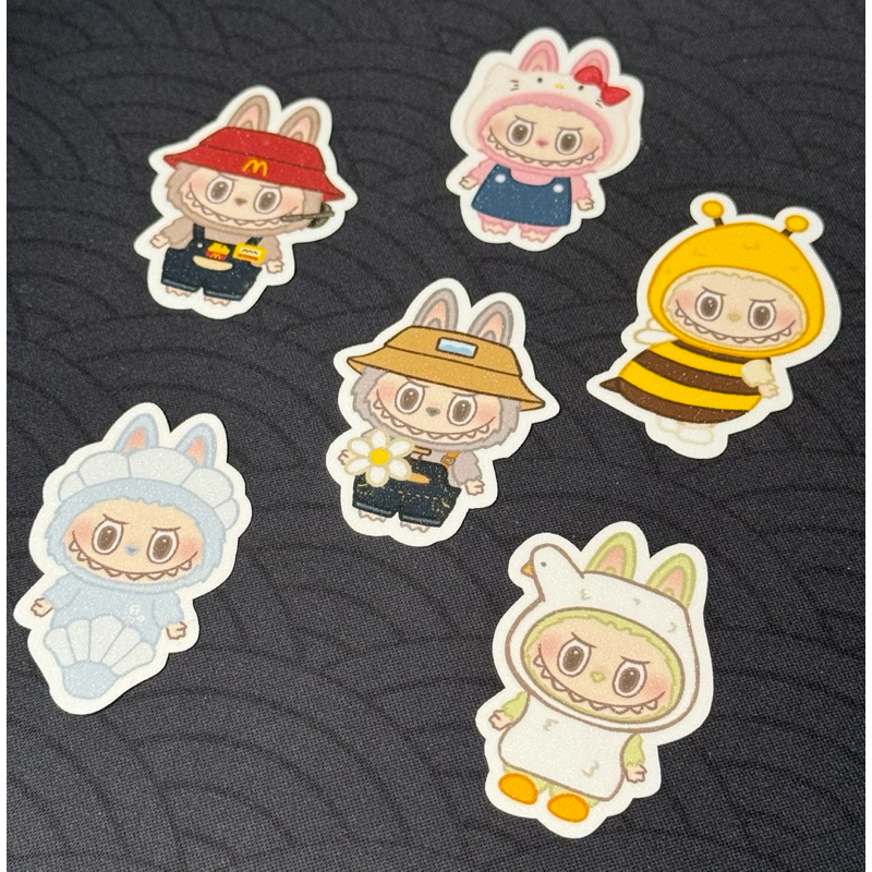 

[PO, Tanya Stok] Sticker Handdrawn Labubu 1 Pack