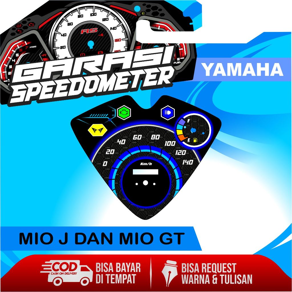 PAPAN SPEEDOMETER CUSTOM YAMAHA MIO J DAN MIO GT