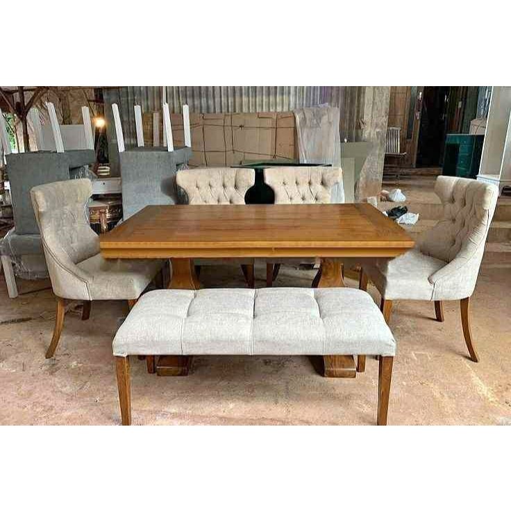 set meja makan 4kursi 1stool