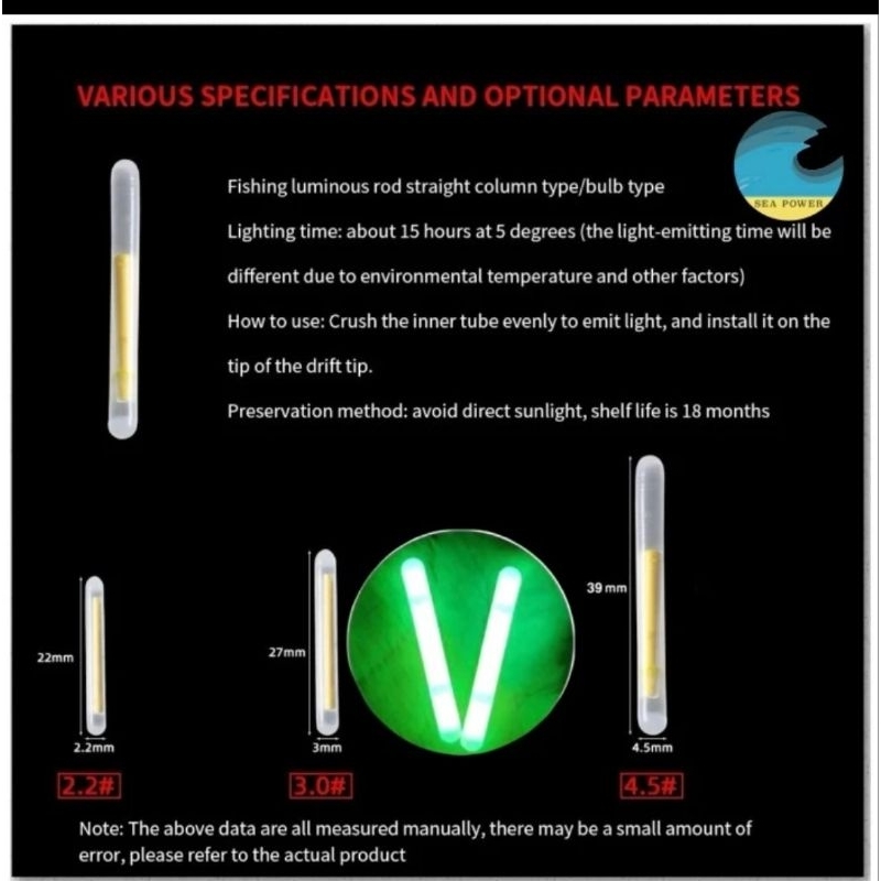 pelampung pancing starlight - starlet starlight fosfor pancing import - pelampung pancing fosfor - p