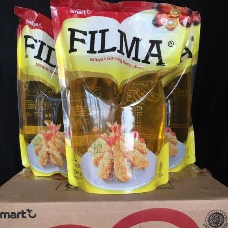

minyak goreng Filma 2 liter kemasan pouch refill cocok digunakan untuk menggoreng makanan
