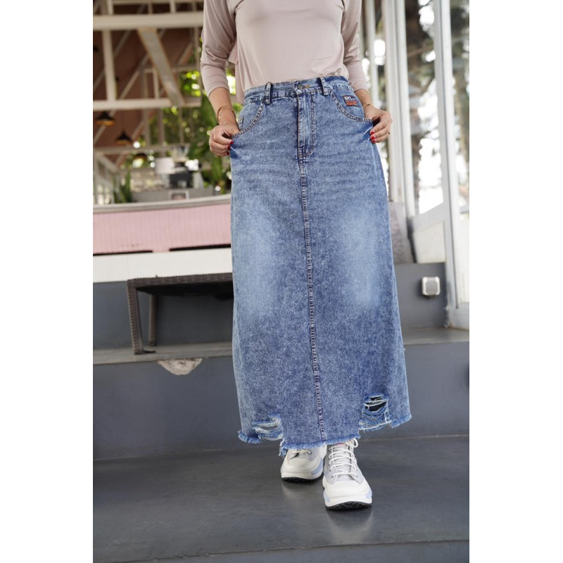 NEW SKIRT ROK JEANS BY GYL AUTHENTIC