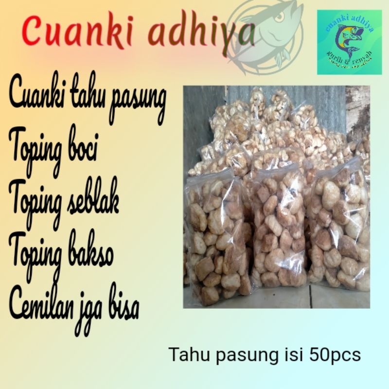 

cuanki tahu pasung 50pcs