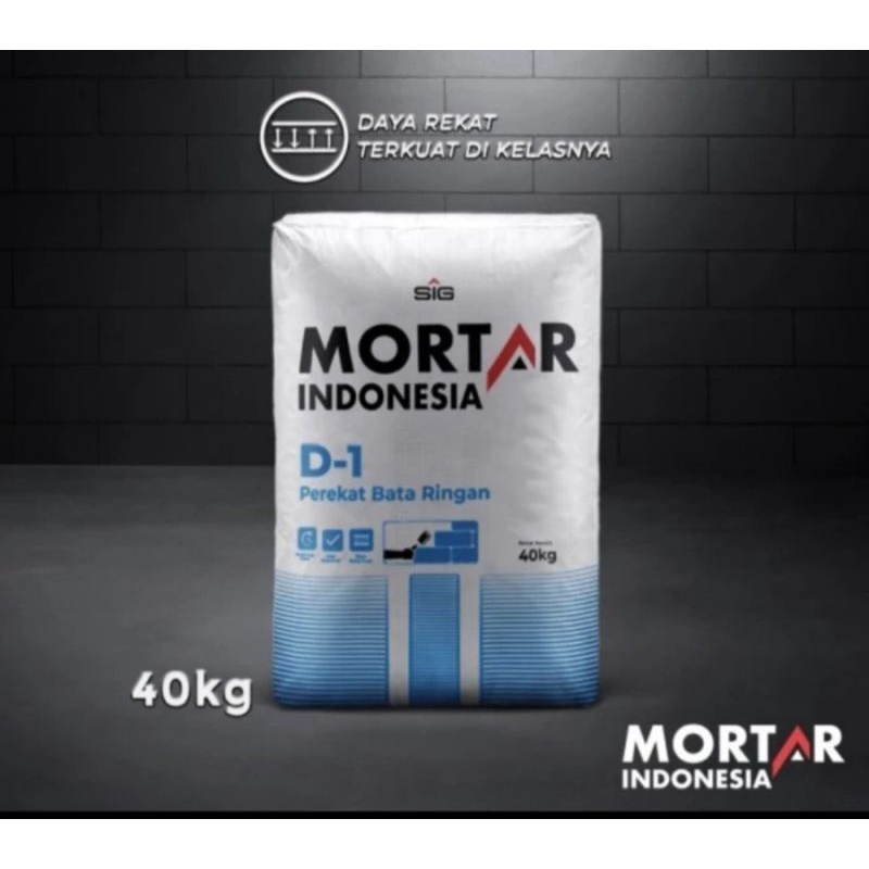 1 Kg MORTAR PEREKAT BATA RINGAN / MU PEREKAT HEBEL