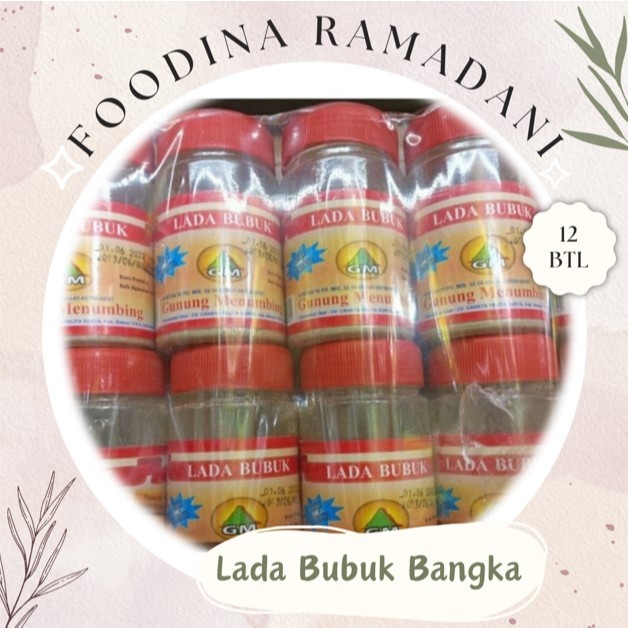

LADA BUBUK Bangka Asli - Gunung Menumbing [ Isi 12 Btl ] Harga Per PACK
