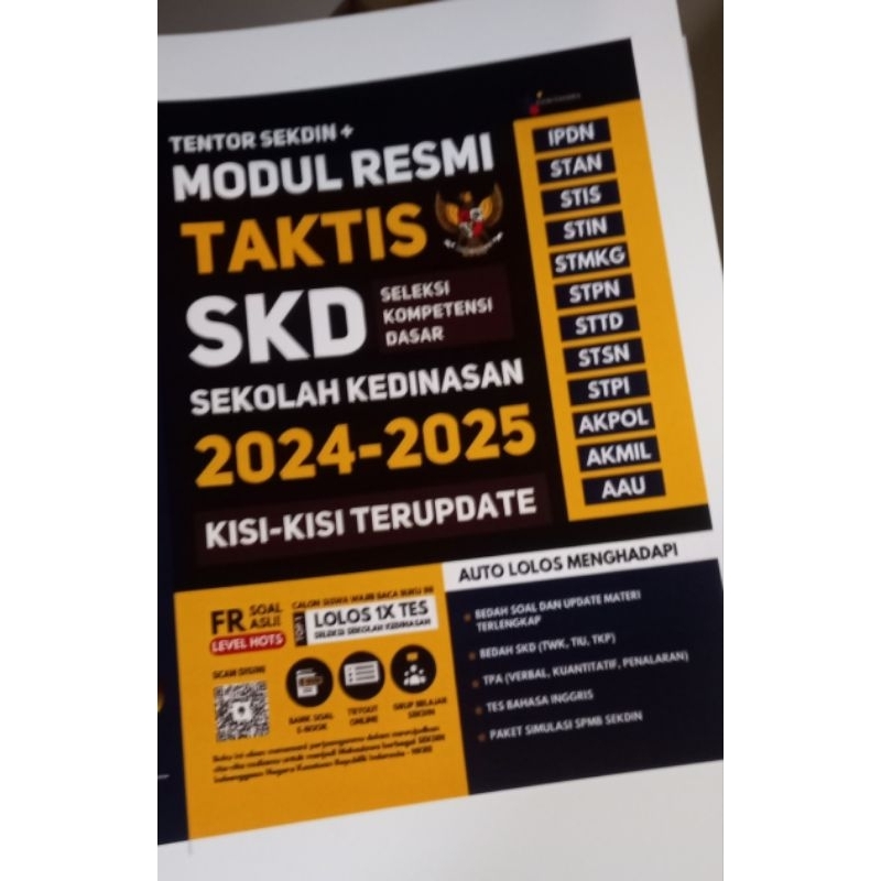 

modul resmi taktis skd kedinasan 2024-2025