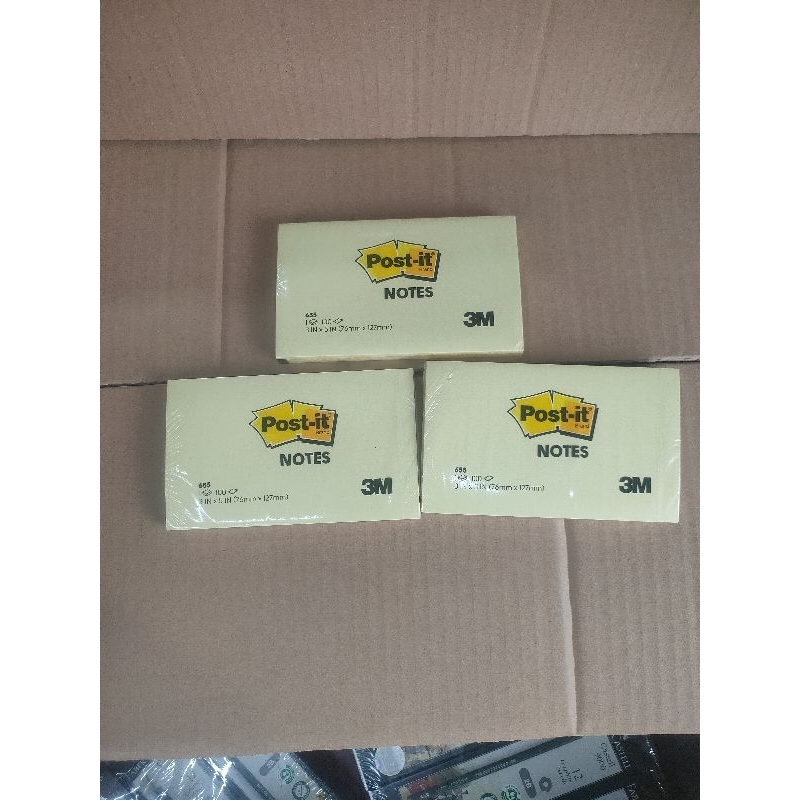

Ay00! Post it 655 3M 76mm x 127mm Sticky Notes