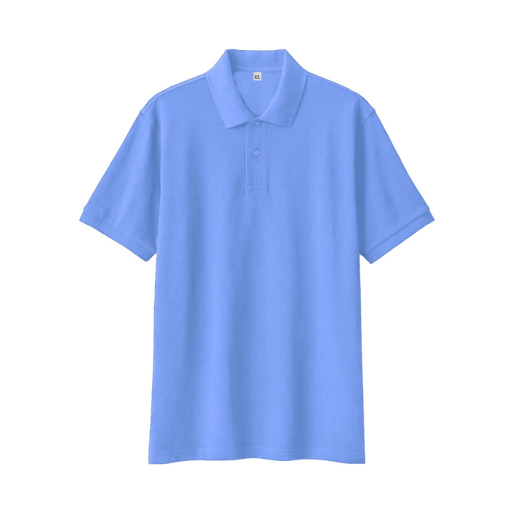 Afada Kaos kerah polo polos Biru Muda | kaos pria polos | polo shirt polos lengan pendek