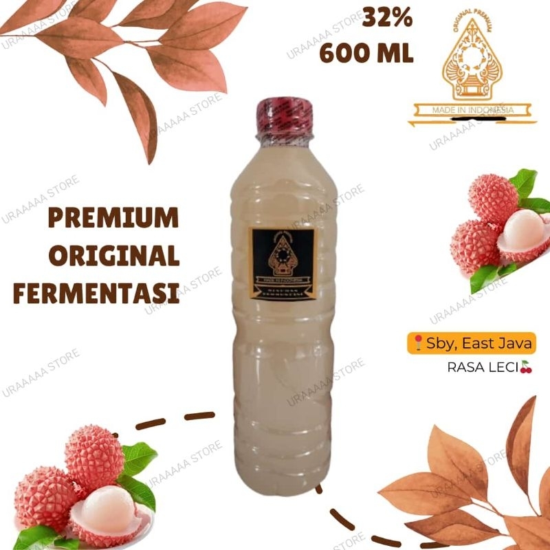 

minuman tradisional ferrmentasi 600m bersegel rasa leci