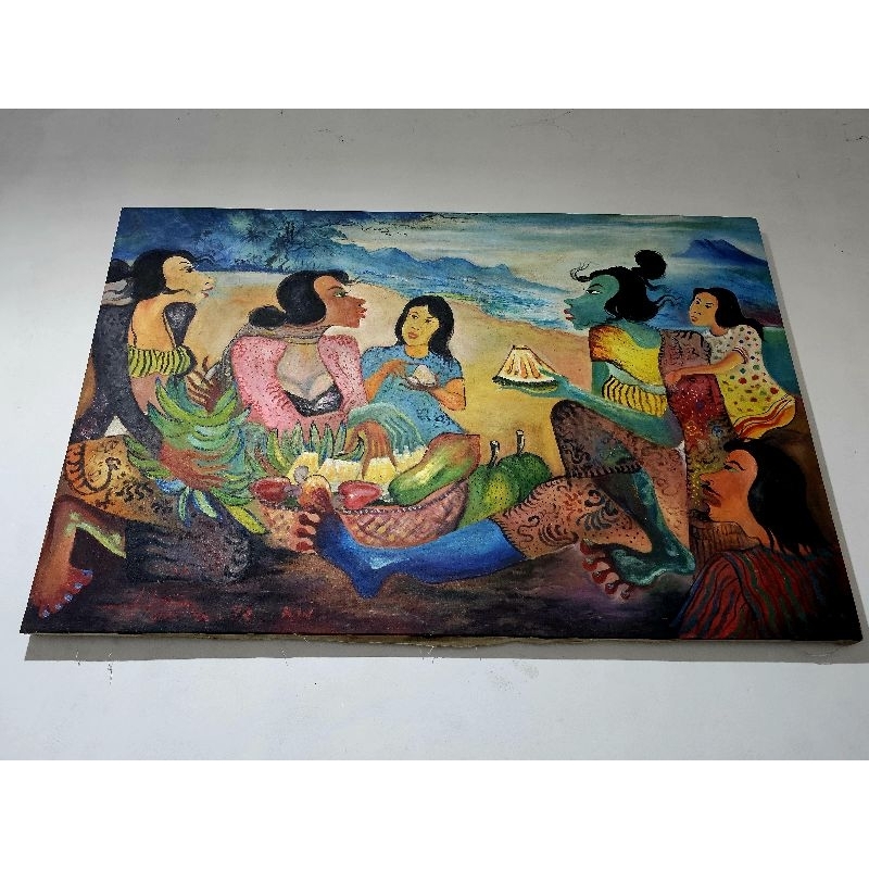 Original Lukisan maestro Hendra Gunawan tahun 1972