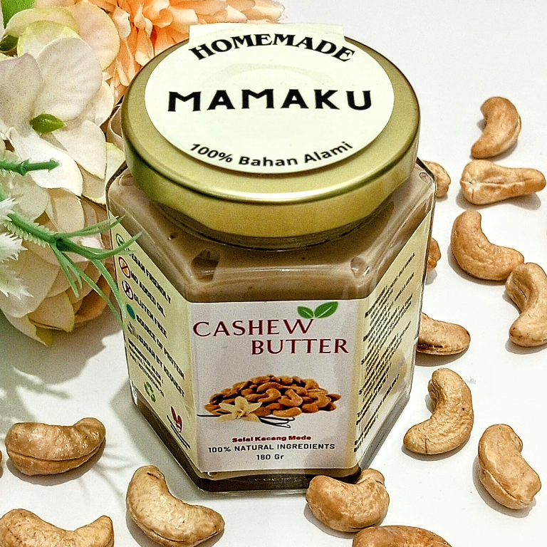 

MAMAKU Roasted Cashew Butter Original Creamy Selai Kacang Mede Panggang 180gr 280gr
