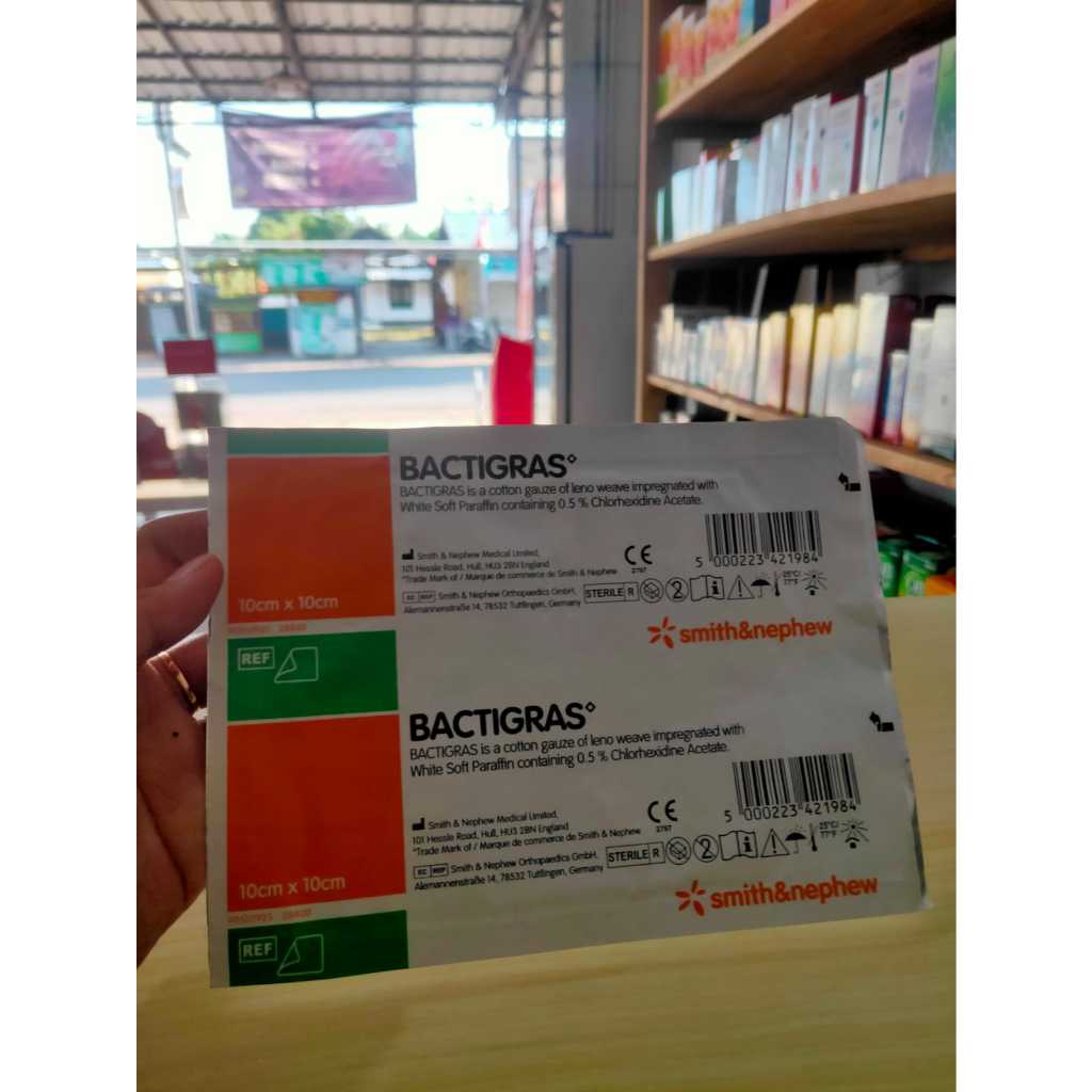 BACTIGRAS 10X10 CM